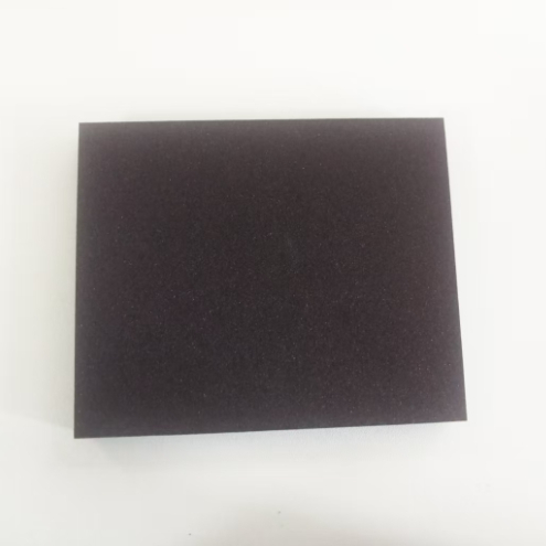 Aluminium Zirconia sponge sand block showing blue color and square design