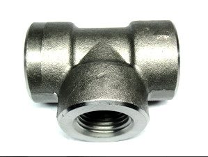 Customized Copper Nickel Threaded Equal Tee Fittings for Industrial Piping