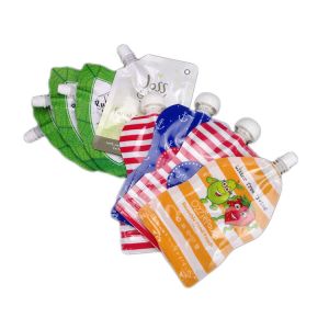Reusuable Food Grade Manufacturer Spout Pouch Packaging Stand Up with nozzle