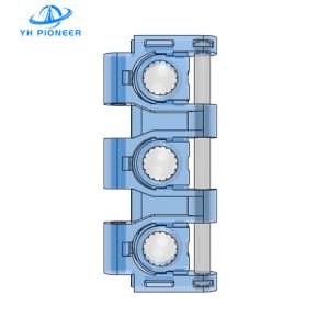 Polyoxymethylene POM Plastic Modular Belt With Roller For Automation And Sorting