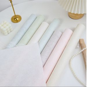 Solid-Color Gift Boxes and Wrapping Paper Cream Series Embossed Waterproof