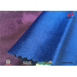 Shiny 144F Italy Sofa Velvet Upholstery Fabric For Home Textile , Anti - Static