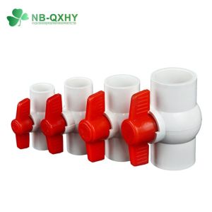 Low Temperature Water Supply Compact Design PVC Ball Valve with Socket or Thread