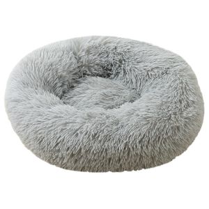 Donut Round Plush Dog Bed