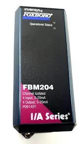 Wholesale Foxboro FBM204 20 MA I/O Module Four 20 MA Dc Analog Input Output Channels from china suppliers