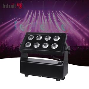 8X15W Waterproof IP65 Battery Powered DMX LED Wall Washers Lights