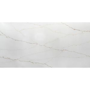 Quartz Stone For Kitchen Platform Price White Background With Gold Lines