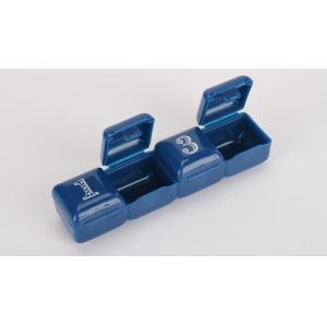 Safely pop-up 7case pill organizer, 7 day a week cool detachable drugs box with