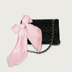 Spring Hairband Twill Mulberry Silk Scarf Custom Design