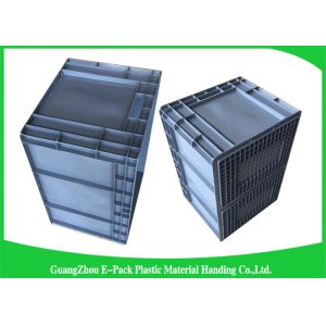 Mini Load Euro Containers With Lids , Standard Plastic Stacking Boxes PP