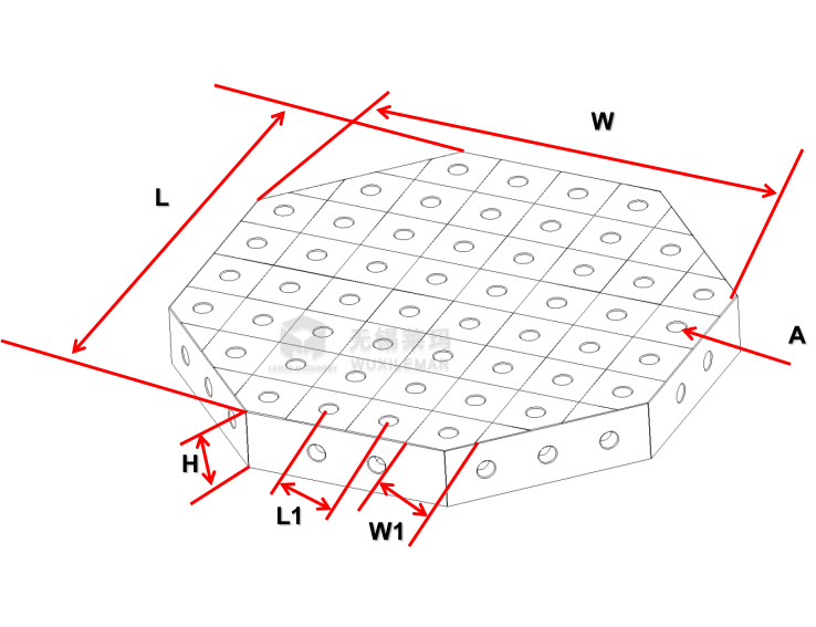 Octagonal Flextur Welding Table Small For Welding Positioners Manipulators