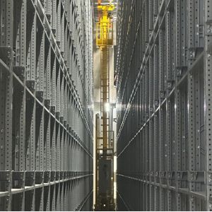 Automatic Packaging Bin Stacker 1.5metres/S Warehouse Stacker Crane 5000kg