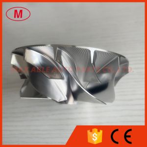 RHC9 80.00/100.mm 7+7 blades turbo milling/Aluminum 2618/billet compressor wheel