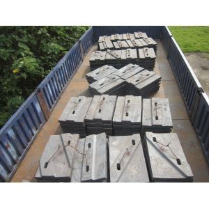 HRC58 BTMCr26 Cement Mill Liners Coal Mill With High Hardness