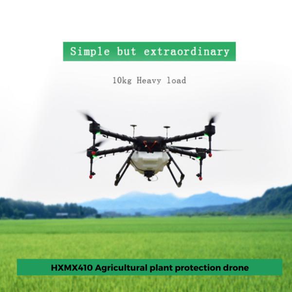 OEM 10 Litre Agriculture Spraying Drone 60 Acres/H 12Minutes Battery 2~3m HXMX410