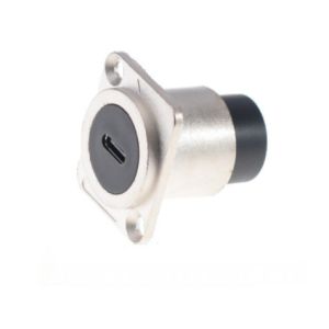 USB TYPE C Zinc Alloy Square Data Connector Dustproof Audio Data Connector for