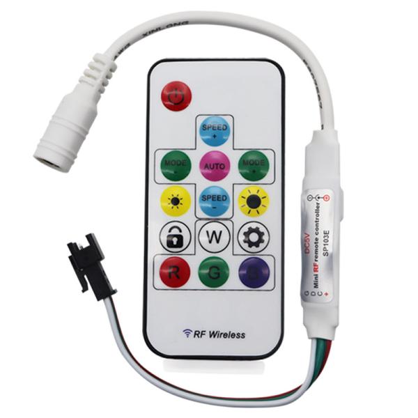Quality 14 keys 3 pin LED Mini Controller , Sp002e Pixel Controller for LED light module for sale