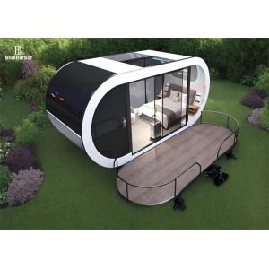 1-2 People Small Capsule House Customizable With Extended Balcony