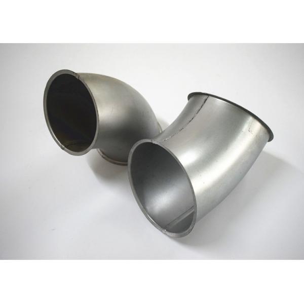 Galvanized Steel Dust Extraction Pipe 90 Degree Pressed Bends For Ventilation