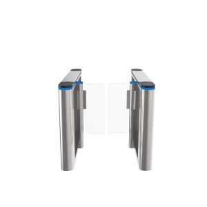 Modern Style Integrated Design Swing Gate Turnstiles Stainless Steel Office