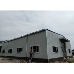 Color Steel Sheet Wall Panel Light Steel Structure Building With Rolling Door