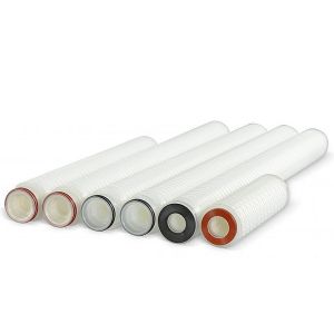 Wholesale 660LPM 222 Interface 5 Inch 10inch PP Pleated Water Filter Cartridges for Wine Filtration from china suppliers