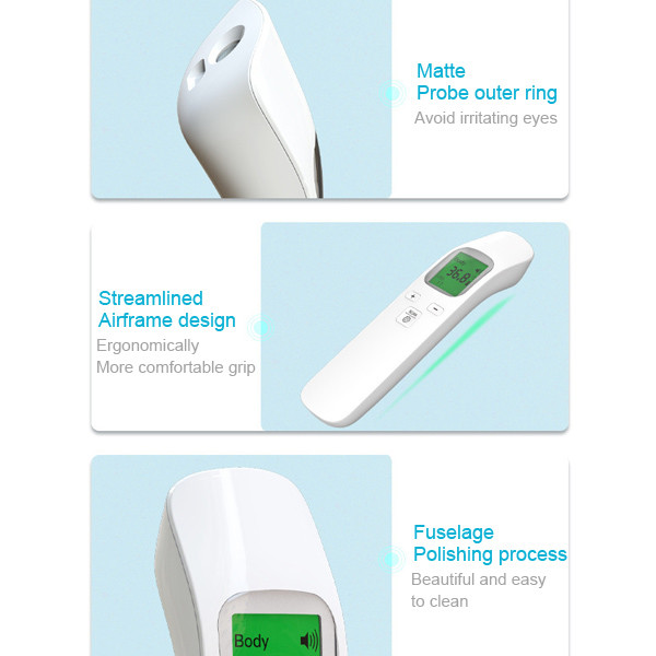 Infrared Medical Forehead Thermometer Portable Thermometer Fever Alarm
