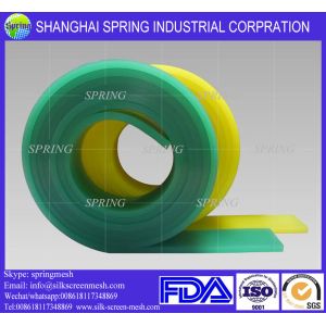 Screen printing rubber squeegee for standard textile 75 shore