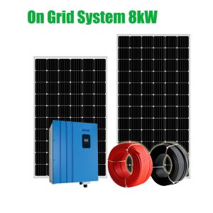 Buy cheap Residential Roof 19% Efficiency 150m 8KW On Grid Tier One Solar System from wholesalers
