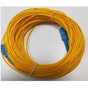 Anti Wear 2.0-25m SC SC Fiber Patch Cord With Insert / Pull Latching Connector