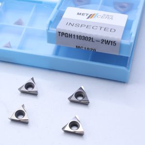 Wholesale TiCN Cermet CNC Turning Inserts TPGH1103 with 2W15 Sharp Finish Chip Breaker Metal Material High Wear Resistance Advantage from china suppliers