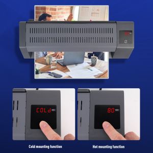 Touch Control A3 Thermal Pouch Laminator 2 Rollers 700W for Cold and Hot