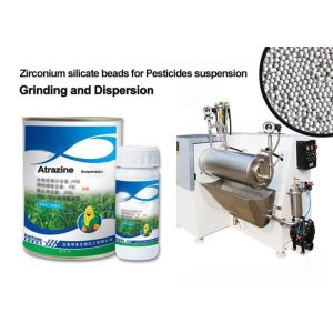 Pesticides Dispersion Horizontal Sand Mill Grinding Media Zirconium silicate