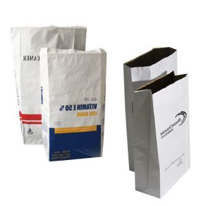 Customized Thickness Multilayer Multiwall Kraft Paper Bags With Handle
