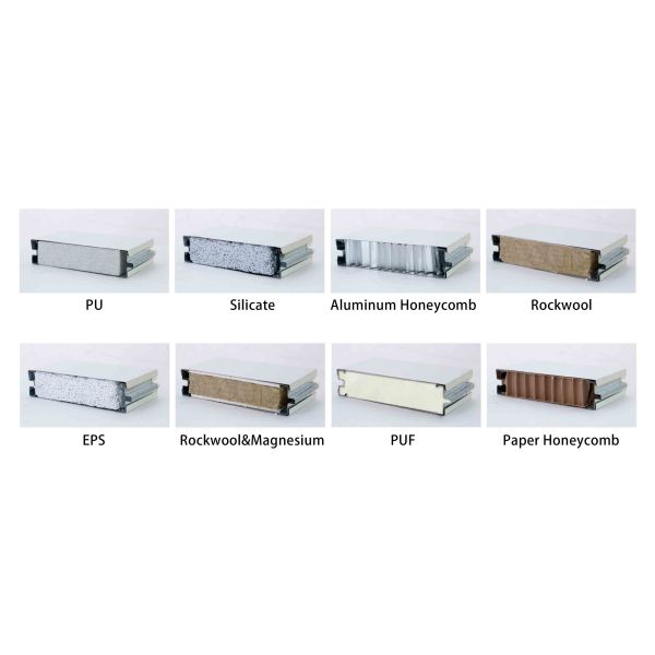 Metal Panel Material Fireproof Thermal Insulation for Versatile White Steel Building