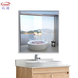 Genuine Gold Aluminium Bathroom Decor Customized Size Standing Floor and Wall