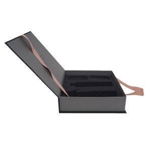 Magnetic Gift Packing Boxes Custom Cardboard Paper Packaging With Ribbon