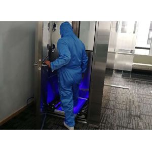 Passage Boot Sole Cleaner , Industrial Boot Washer With Touch Display