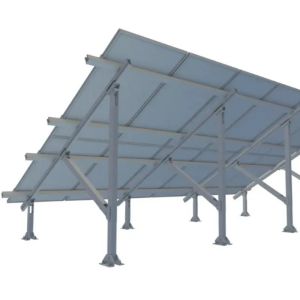 Customized Ground Mount Solar Frames / Portable Pv Panel Mounting Brackets