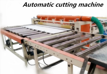 Fully Automatic Cutting Machine For PVC Laminated Gypsum Board Ceiling Tiles