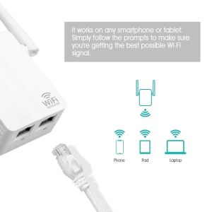 10/100M Signal Booster 2.4G 300M Wifi Router Repeater