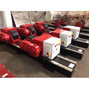 Hand Control Box 10 T / 15 T Pipe Turning Rollers Conventional Bolt Adjustment