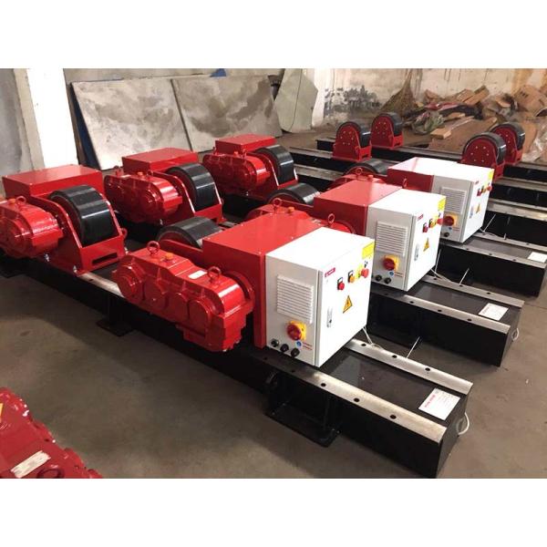 Hand Control Box 10 T / 15 T Pipe Turning Rollers Conventional Bolt Adjustment