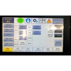 Automatic Mattress Spring Making Machine 1.8-2.4mm Wire Diameter