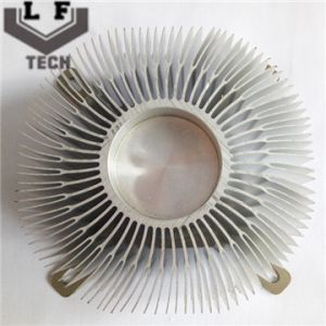 Round Fin Aluminum Extrusion Heat Sinks For CPU Cooler For Large Equipment Heat
