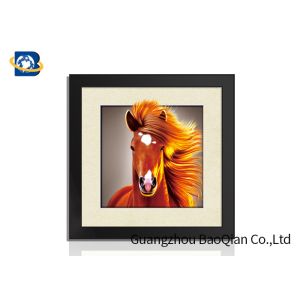 Horse Animal Design 3D / 5D Custom Lenticular Printing MET / PP Material