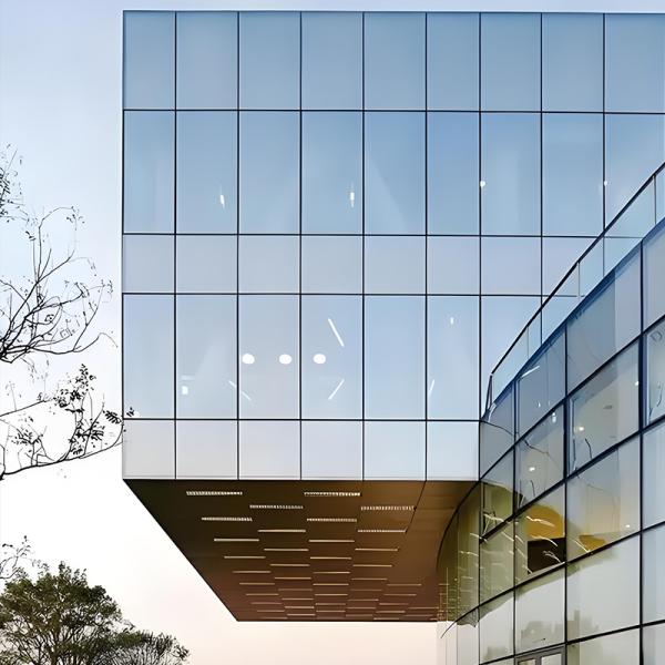 Quality UV Resistance Yes Unitized Curtain Wall with Triple Tempered Glass and mainland Top Hardware for sale