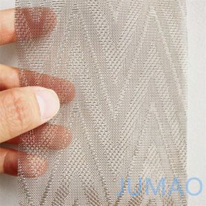 Fusion Metal Fabric Mesh Laminated Glass Reinforced Wire Glass