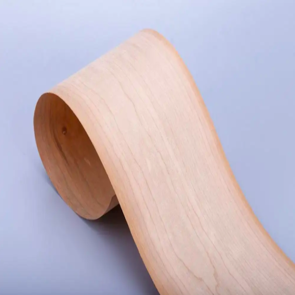 Natural Paper Backed Veneer Fleeced Cherry Wrapping Wood Coverings 1220*1830mm