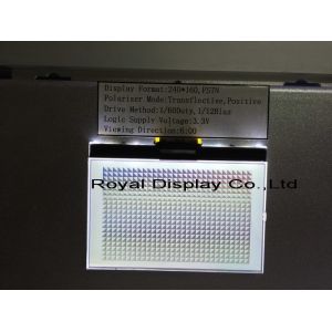 3.3V Power Supply Graphic LCD Module With ST7586S White LED Backlight